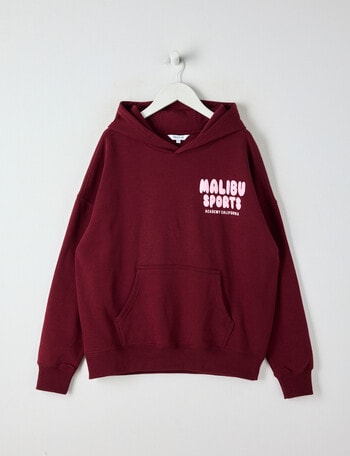 Switch Malibu Sports Oversized Hoodie, Red Velvet product photo