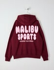 Switch Malibu Sports Oversized Hoodie, Red Velvet product photo View 02 S