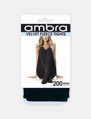 Ambra Fleece Legging, 200D, Navy product photo