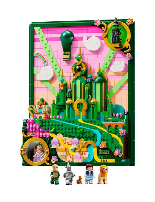 Lego Wicked Wicked Emerald City Wall Art, 75685 product photo View 02 L