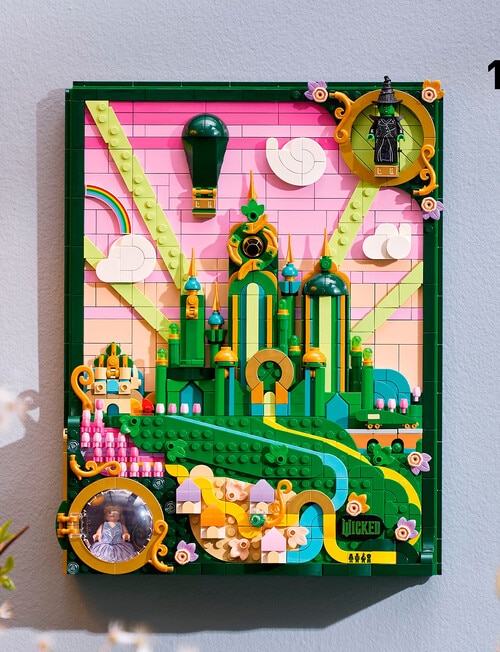 Lego Wicked Wicked Emerald City Wall Art, 75685 product photo View 03 L