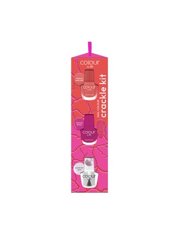 Colour by TBN Nail Colour Crackle Kit - Broken Berry product photo