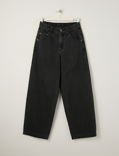 No Issue Super Baggy Denim Jean, Black product photo