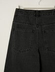No Issue Super Baggy Denim Jean, Black product photo View 03 S