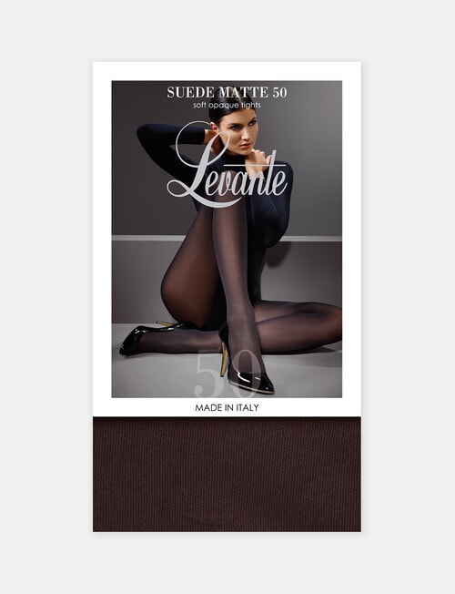 Levante Suede Matte Tight, 50 Denier, Carob product photo