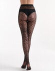 Levante Aurora Floral Net Tight, Nero product photo View 04 S