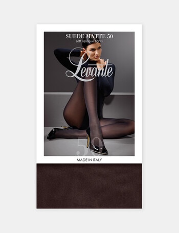Levante Suede Matte Tight, 50 Denier, Carob product photo
