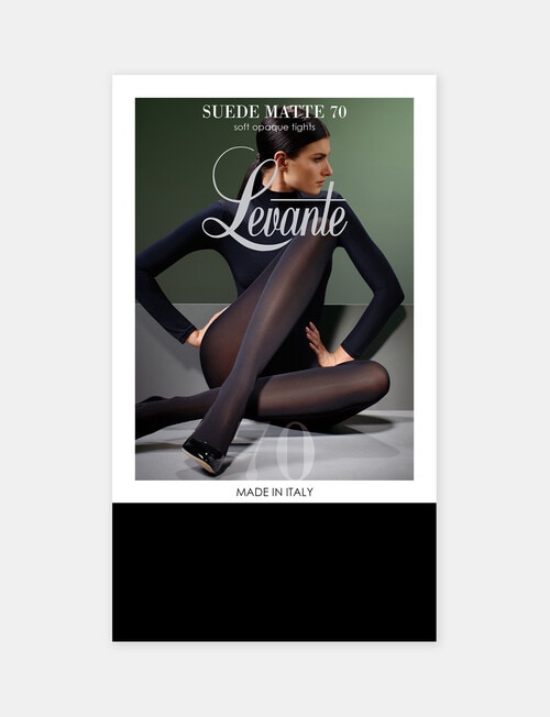 Levante Suede Matte Tight, 70 Denier, Nero product photo