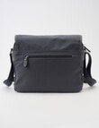 Laidlaw + Leeds Messenger Canvas Bag, Charcoal product photo View 02 S