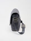 Laidlaw + Leeds Messenger Canvas Bag, Charcoal product photo View 04 S