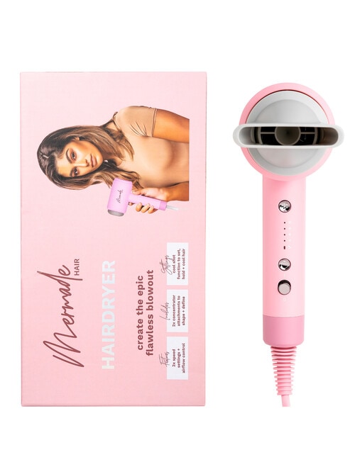 Mermade Hair Hair Dryer - Pink, ME-2003 product photo