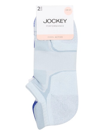 Jockey Woman Cool Active Low Cut Socks, 2-Pack, Moon Ray & Multiverse product photo