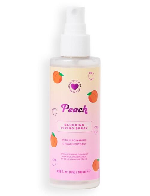 Revolution I Heart Peach Mattifying Fixing Spray product photo View 02 L