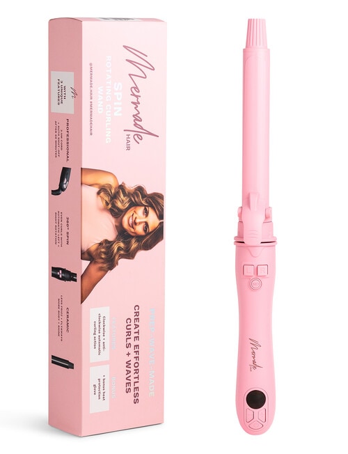 Mermade Hair Spin Curling Iron - Pink, ME-2004 product photo
