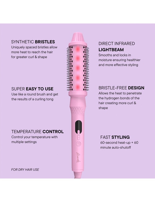 Mermade Hair Thermal Brush - Pink, ME-2006 product photo View 06 L
