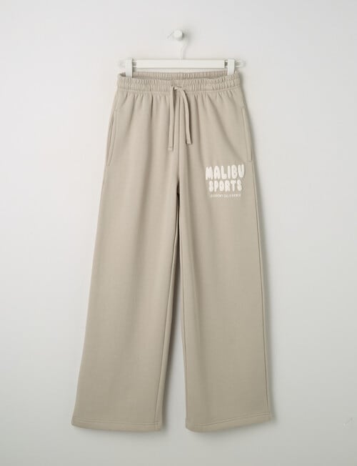 Switch Malibu Wide Leg Trackpant, Stone product photo
