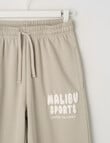 Switch Malibu Wide Leg Trackpant, Stone product photo View 02 S