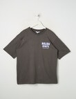 Switch Malibu Sports Short Sleeve Oversized Tee, Charcoal product photo