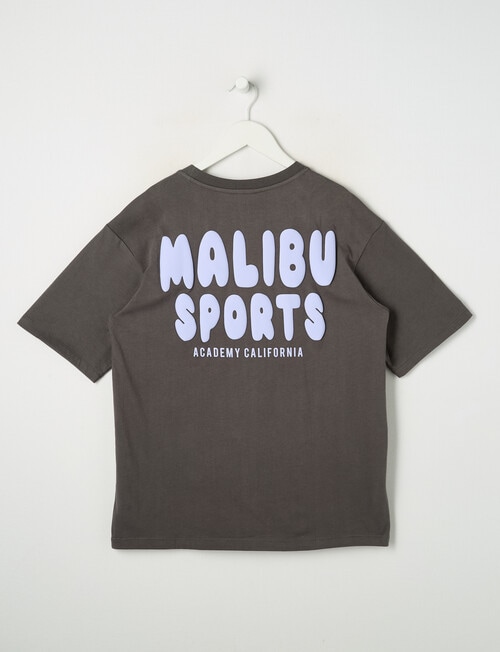 Switch Malibu Sports Short Sleeve Oversized Tee, Charcoal product photo View 03 L