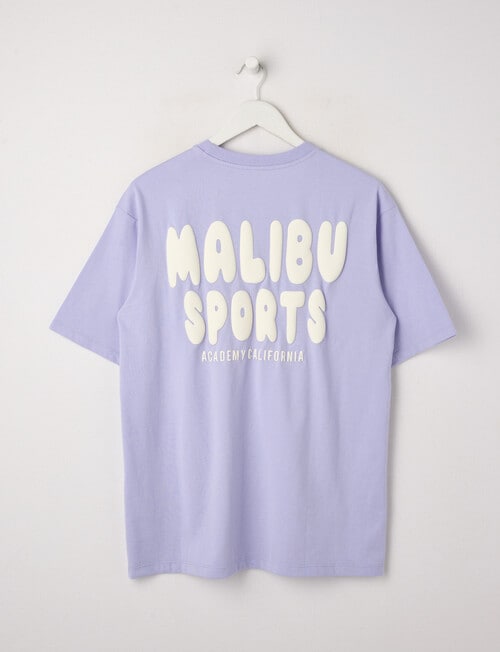 Switch Malibu Sports Short Sleeve Oversized Tee, Lilac product photo View 02 L