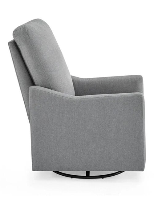DELTA Glider Swivel Nursing Chair, Grey product photo View 03 L
