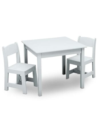 DELTA MySize Table & Chair Set, White product photo