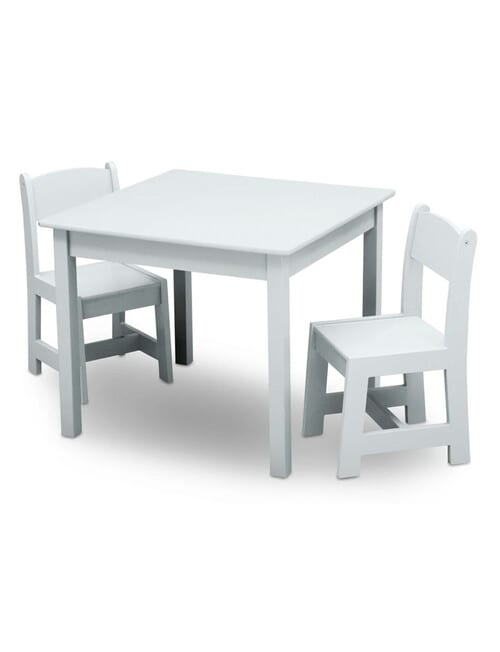 DELTA MySize Table & Chair Set, White product photo View 02 L