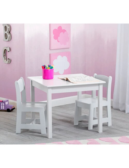 DELTA MySize Table & Chair Set, White product photo View 03 L