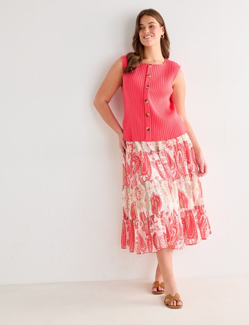 Zest Rib Tank Top, Paradiso product photo View 13 L