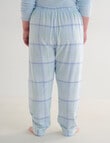Studio Curve Sleep Flannel Pant, Blue Check product photo View 02 S