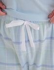 Studio Curve Sleep Flannel Pant, Blue Check product photo View 04 S