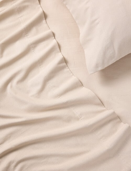 Haven Flannelette Plain Sheet Set Range product photo View 03 L