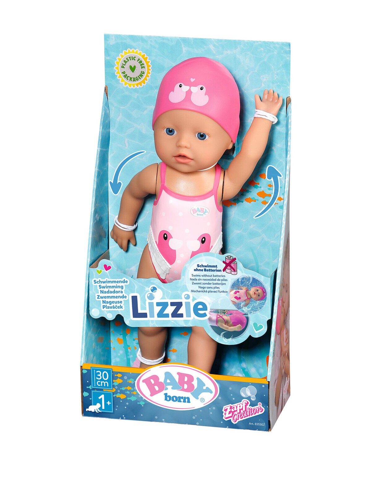 Baby Born Swimming Lizzie Doll Dolls Accessories
