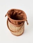 Zest Rattan Crossbody Bag, Natural & Tan product photo View 05 S