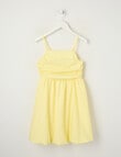 Switch Party Collection Emma Bubble Hem Dress, Butter product photo