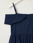 Switch Party Collection Taylor Bow Off Shoulder Dress, Navy product photo View 02 S