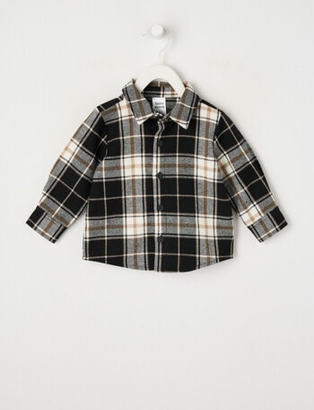 Teeny Weeny Check Shirt, Black product photo