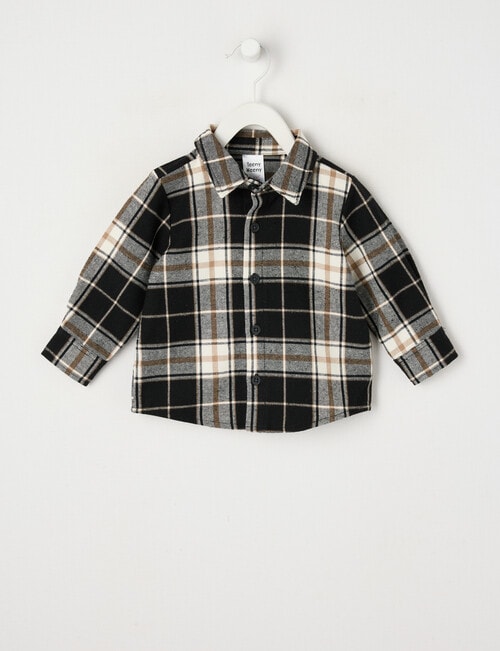 Teeny Weeny Check Shirt, Black product photo