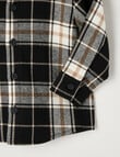 Teeny Weeny Check Shirt, Black product photo View 03 S