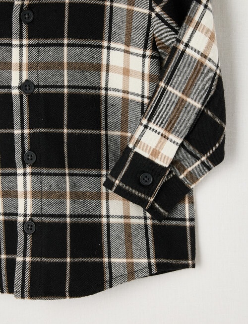 Teeny Weeny Check Shirt, Black product photo View 03 L
