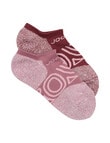 Jockey Woman Perform No Show Socks, 2-Pack, Cherry product photo View 02 S