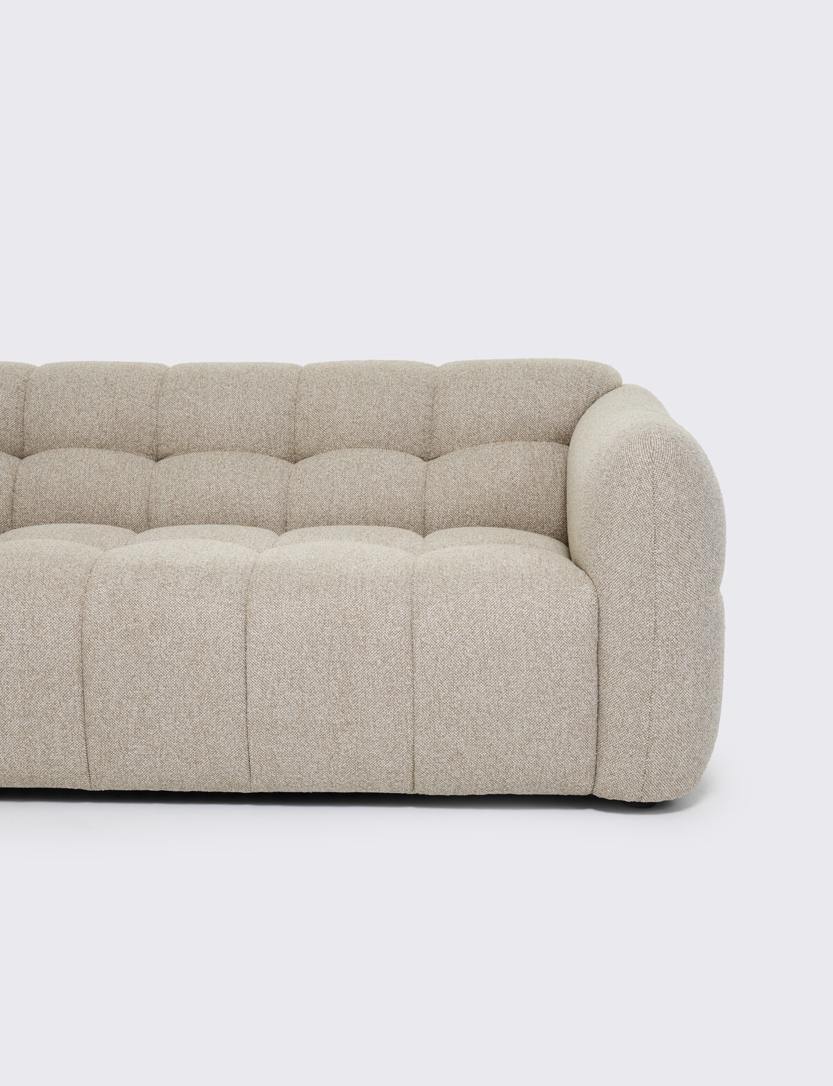 LUCA Furniture Vienna Fabric 3.5 Seater Sofa - Sofas