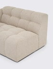 LUCA Furniture Vienna Fabric 2 Seater 1 Arm Left Hand Facing Sofa product photo View 05 S