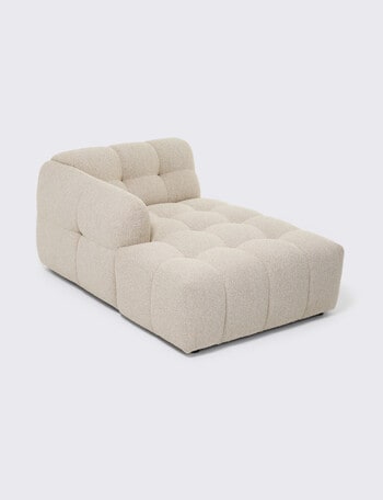 LUCA Furniture Vienna Fabric Chaise 1 Arm Left Hand Facing Sofa product photo