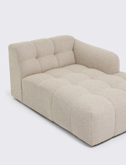 LUCA Furniture Vienna Fabric Chaise 1 Arm Right Hand Facing Sofa product photo View 03 L