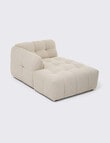 LUCA Furniture Vienna Fabric Chaise 1 Arm Left Hand Facing Sofa product photo