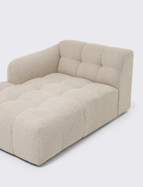 LUCA Furniture Vienna Fabric Chaise 1 Arm Left Hand Facing Sofa product photo View 03 L