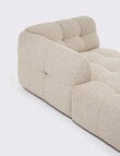 LUCA Furniture Vienna Fabric Chaise 1 Arm Left Hand Facing Sofa product photo View 04 S