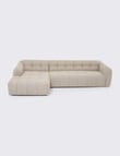 LUCA Furniture Vienna Fabric Chaise 1 Arm Left Hand Facing Sofa product photo View 08 S
