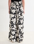 Zest Palazzo Pant, Black & White product photo View 02 S